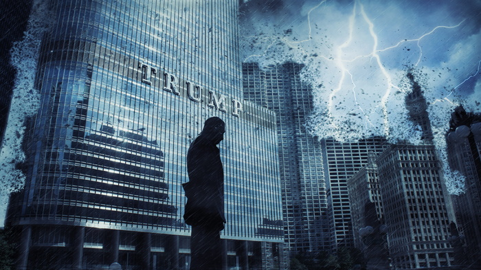 游戏应用程序wallpper、trump tower、building、city、urban、trump、cityscape、摩天大楼