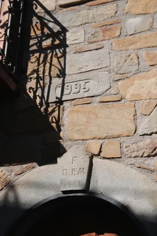 意大利，马斯乔尼，阿布鲁佐，老房子，1908年制造，坎波托托，砖，水泥