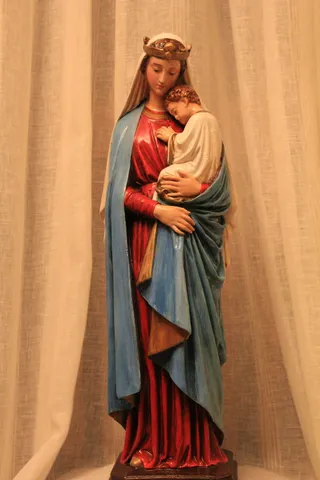 宗教、圣母玛利亚、麦当娜、婴儿耶稣、雕像、基督、圣洁、圣徒