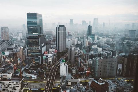 航空、摄影、高层建筑、建筑、城市、白天、时间点、照片