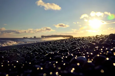 海滩,黎明,景深,黄昏,海洋,户外,卵石,大海 海滩,黎明,景深,黄昏,海洋,户外,卵石,大海