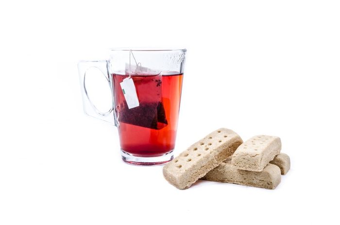 茶，杯子，白色，茶包，杯子，玻璃，甜味，美味