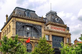 建筑，建筑，gent，gan，工人工会，比利时，欧洲