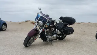 摩托车，海滩，巡洋舰，旅游，夏天，摩托车，假期，自行车