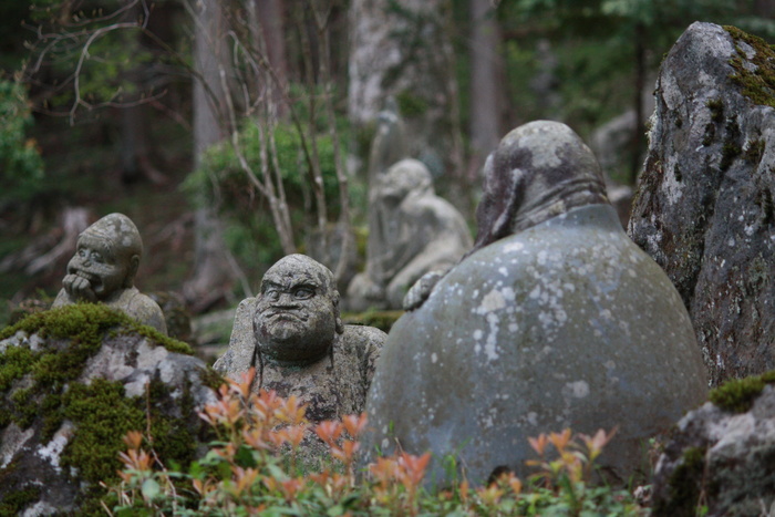 儿童守护神，寺庙，日本，固体，石头，植物，自然，人类代表