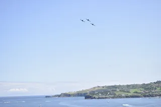 飞机、costa、gijón、asturias、飞行、天空、水、运输