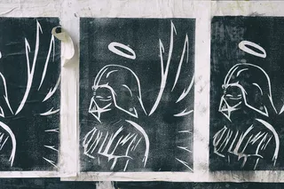 美国，芝加哥，星球大战，达斯，损坏，垃圾，海报，褪色