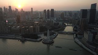 上海，苏州河，建筑外观，城市，建筑，建筑结构，城市景观，天空