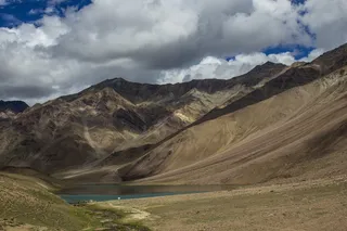 山，湖，印度，喜马偕尔邦，美丽，宁静，山，风景-自然