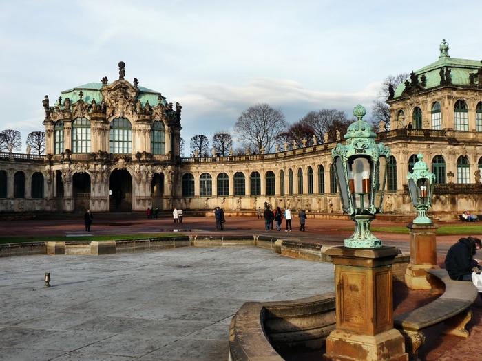 wallpavillon，犬舍，德累斯顿，德国，城市，纪念碑，建筑，建筑外观