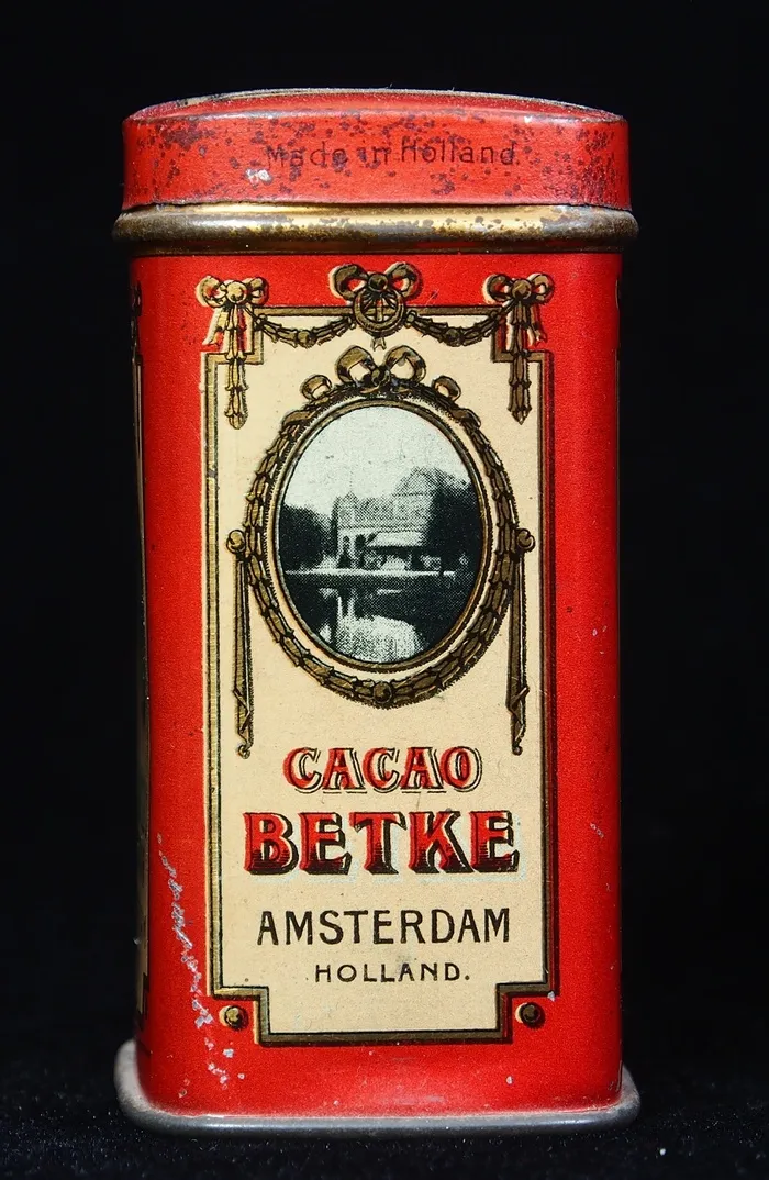 betke, 可可, 框, 包, 老, 历史, 复古, 锡