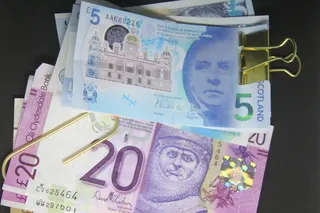 纸币、纸币、英镑、英式、五英镑、财富、二十英镑、现金