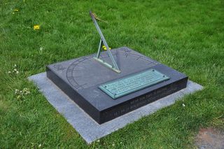 日晷，哈利法克斯，公共花园，哈利法克斯，公共花园，风景，公园，绿地，风景