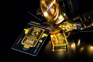 1盎司，罚款，黄金包装，黄金，货币，商业，现金，金融
