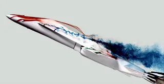 飞机, 模型, 测试, 军事, 战斗机, 射流, 水隧道, 染料注射