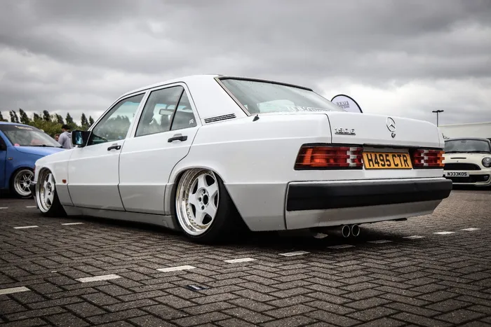 英国、曼彻斯特、eventcity、stancenation、汽车摄影、梅赛德斯190e、汽车、站姿