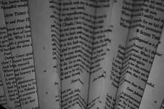 黑白、纸张、文本、打印、特写、折叠、页面、公共领域图像