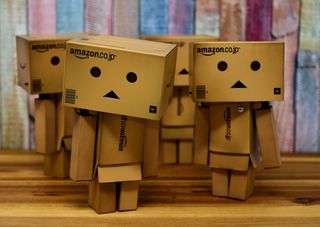 四个亚马逊Danboard，danbo，group，figure，toys，deco，装饰，可爱