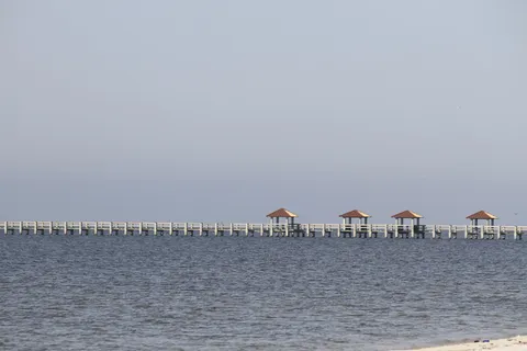 码头，墨西哥湾，海湾，海岸，海，海岸线，海岸，海滩