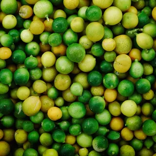 各种水果，酸橙，柠檬，柠檬，柑橘类水果，水果，天然，食品