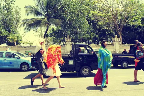 巴厘岛，印度尼西亚，旅游，旅行，体验，荫凉，炎热，街道