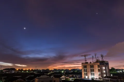 风景摄影,城市天际线,星星,星光,闪耀,浩瀚,夜晚,银河 风景摄影,城市天际线,星星,星光,闪耀,浩瀚,夜晚,银河