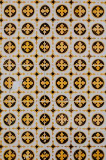 葡萄牙Azulejos，典型釉面瓷砖，葡萄牙里斯本