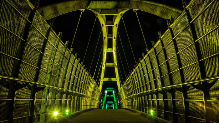 建筑，城市，建筑，城市，交通系统，现代，消失点，街道