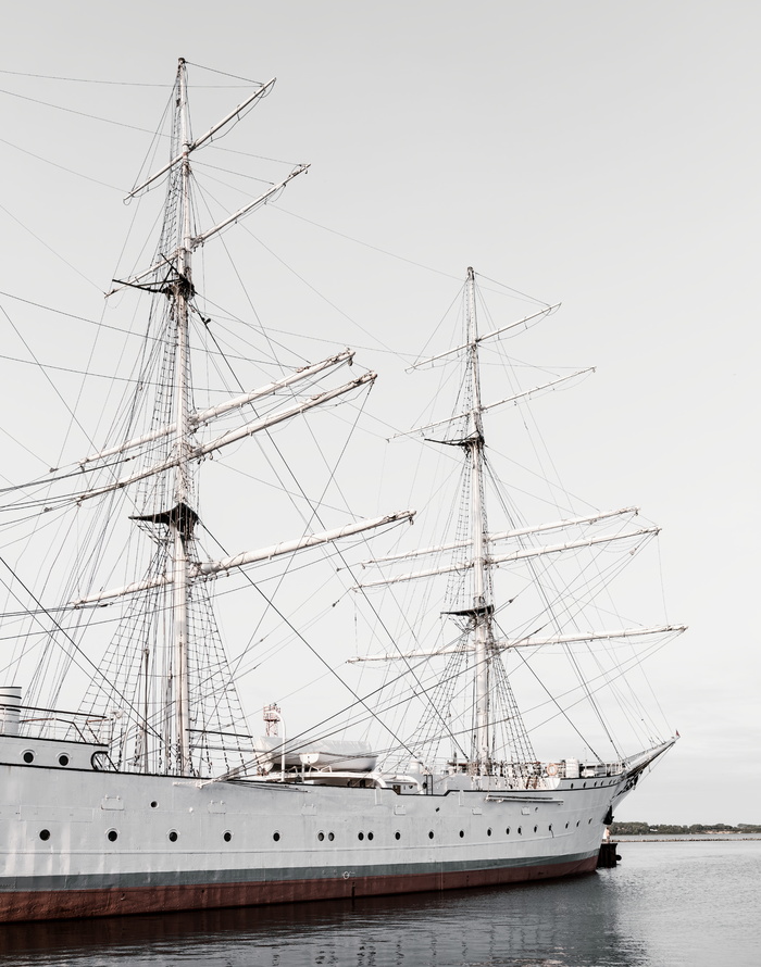 gorch fock，船舶，帆船，港口，桅杆，帆，海，桅杆
