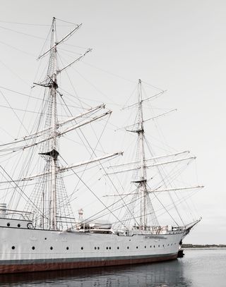 gorch fock，船舶，帆船，港口，桅杆，帆，海，桅杆