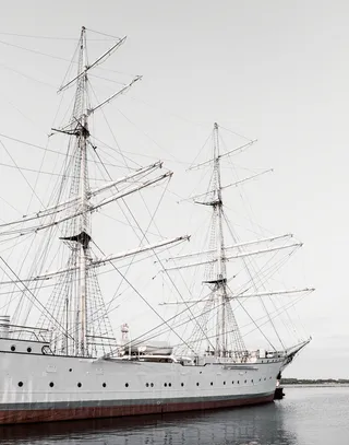 gorch fock，船舶，帆船，港口，桅杆，帆，海，桅杆