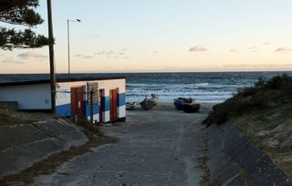 海、海滩、菲舍尔、水、天空、地平线、水上地平线、陆地