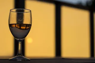 法国、棋子、日落、酒杯、葡萄酒、饮料、点心、酒精