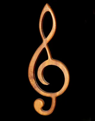 谱号，高音谱号，音乐，装饰，木材，黑色，纹理，黑色背景