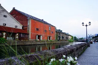 北海道、小樽、运河、建筑、建筑外观、建筑结构、天空、街道