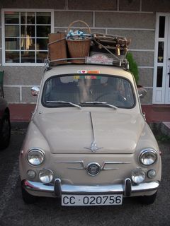 座位, 汽车, 经典, 座位 600, 七十年代, 复古, 车辆, 小