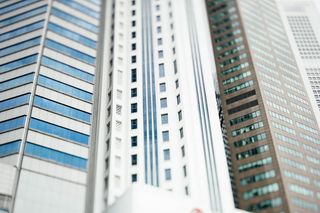 高层建筑的选择性聚焦摄影