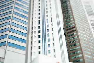 高层建筑的选择性聚焦摄影