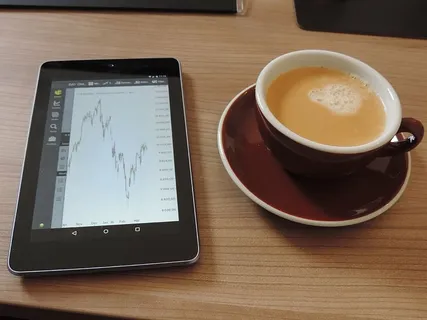 股票、交易、证券交易所、金融、休息、餐桌、无线技术、茶点