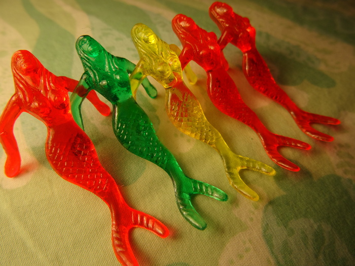 美人鱼，玩具，仙女，水生，小，海，童话，鱼