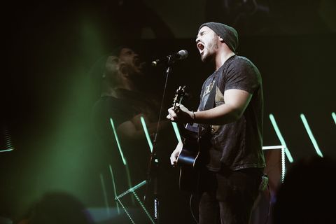 人，人，人群，休闲活动，吉他，乐器，音乐家，麦克风