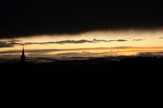 雨后天气，多雨天气，日落，太阳，心情，景观，夜空，落日