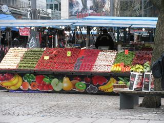 瑞典、斯德哥尔摩、农产品、农民、有机、蔬菜、水果、市场