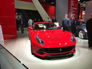 法拉利、f12、berlinetta、跑车、红色、马、种马、意大利