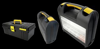 工具，盒子，物体，保持，塑料，安全，黑色背景，摄影棚拍摄