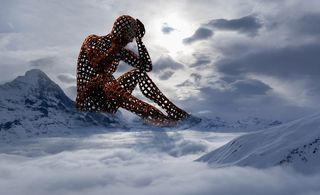 白山，孤独，孤独，孤独，孤独，倦怠，绝望，雪花