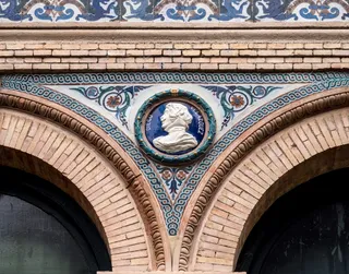 建筑、细节、面部、头部、*、移除、设计、背景