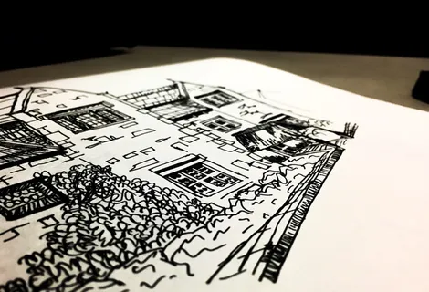 印度、坎德佩、无名路、真棒、艺术、绘画、勒克瑙、纸张