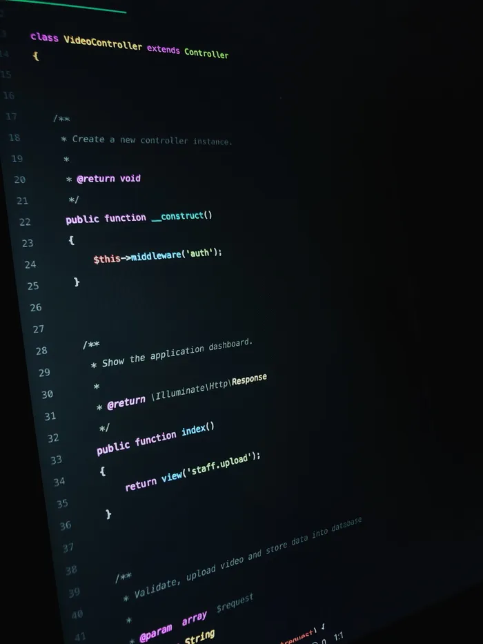 代码、php、macbook、clean、屏幕、桌面、编程、西文脚本
