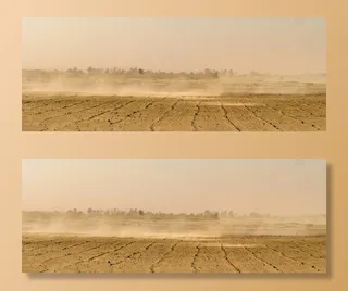 沙尘暴、沙漠、沙子、风、干旱、oed、孤独、干旱